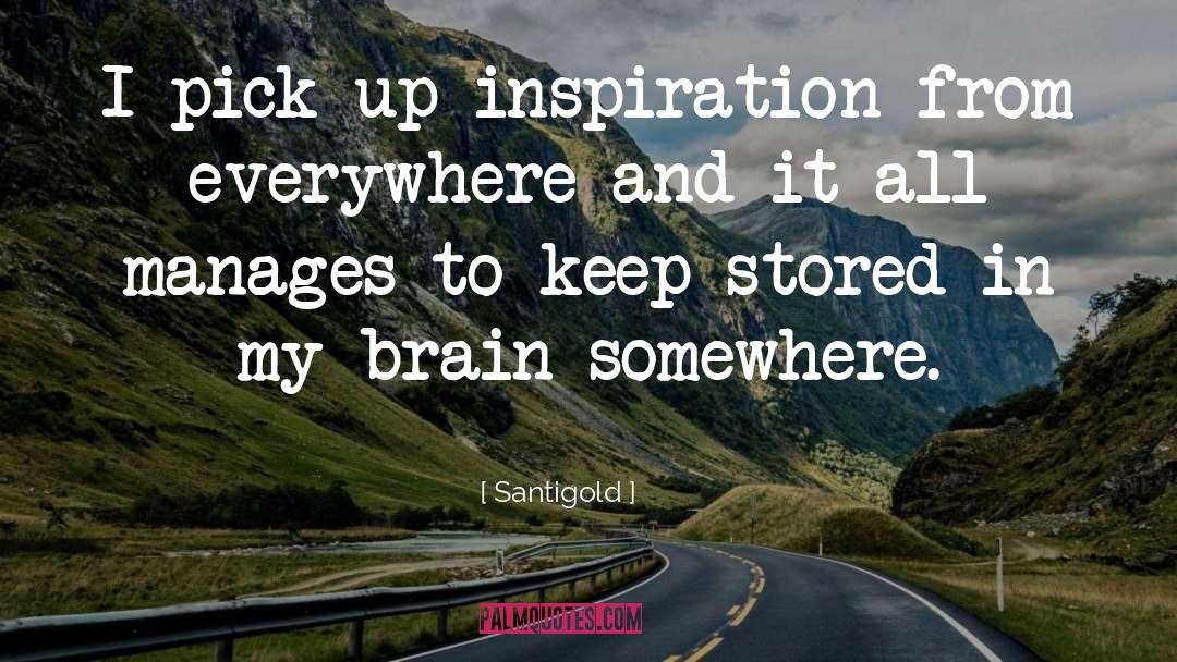 Santigold Quotes: I pick up inspiration from