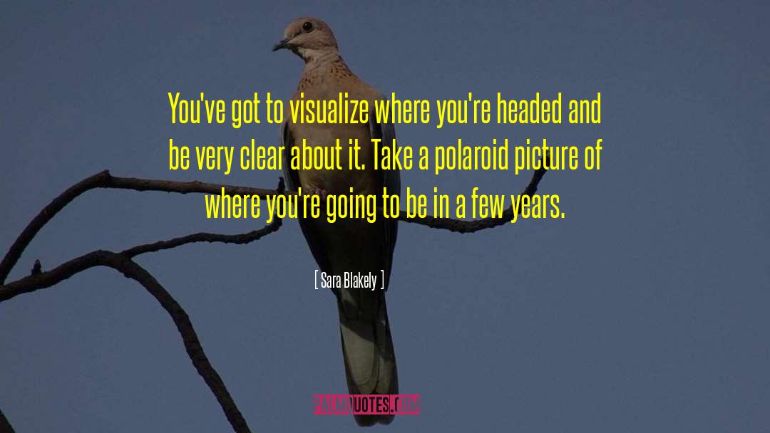 Sara Blakely Quotes: You've got to visualize where