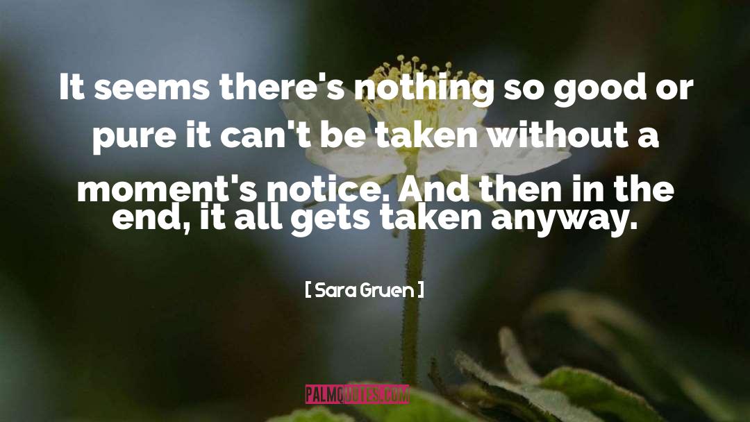 Sara Gruen Quotes: It seems there's nothing so
