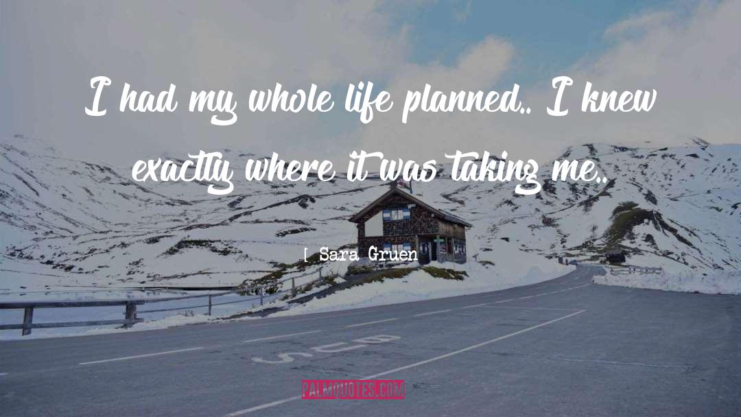 Sara Gruen Quotes: I had my whole life