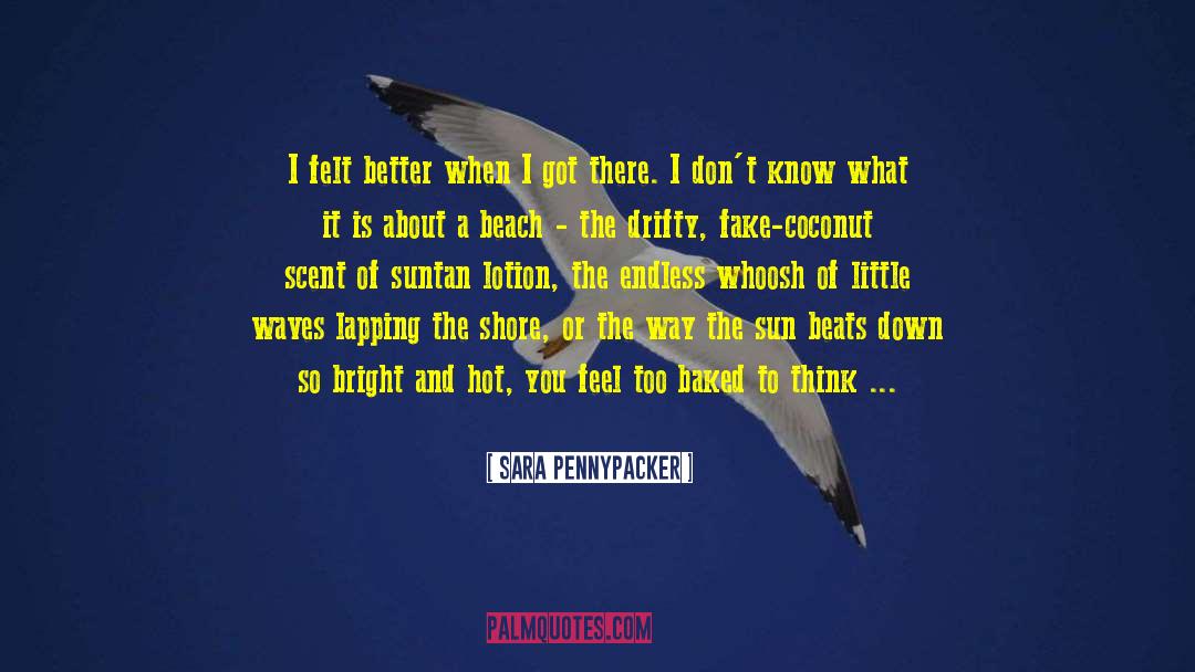 Sara Pennypacker Quotes: I felt better when I