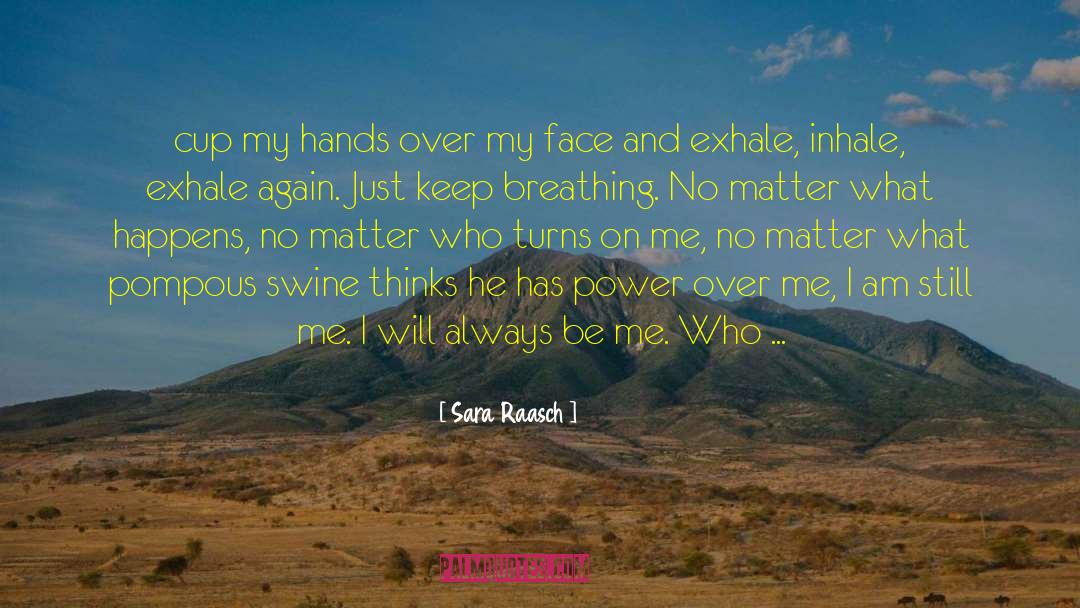 Sara Raasch Quotes: cup my hands over my