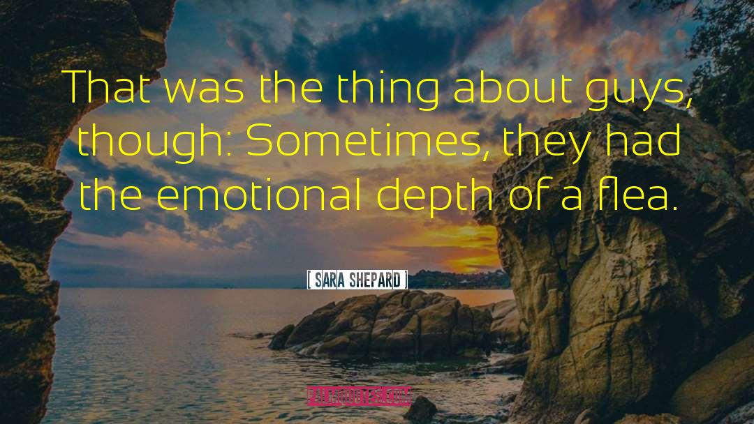 Sara Shepard Quotes: That was the thing about