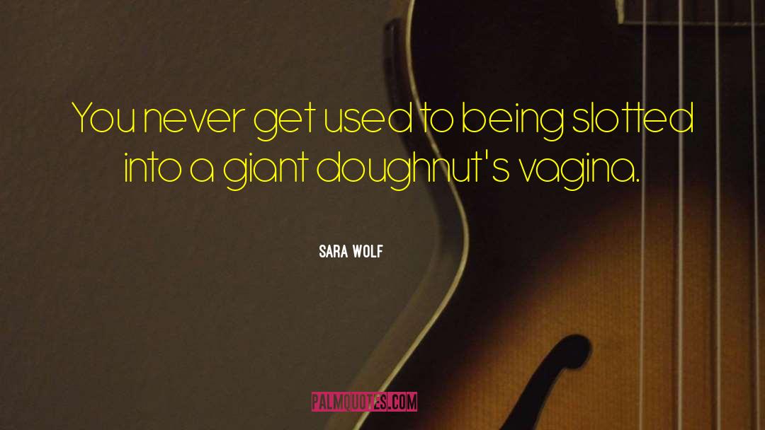 Sara Wolf Quotes: You never get used to