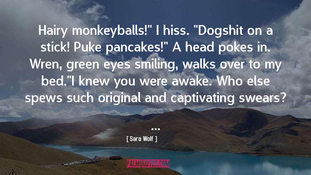 Sara Wolf Quotes: Hairy monkeyballs!