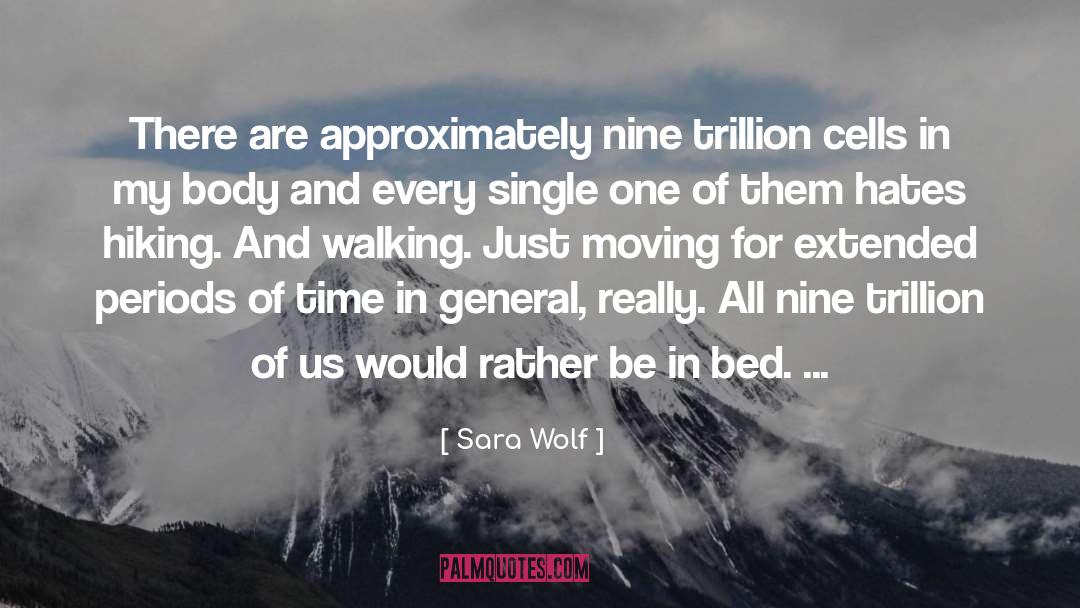 Sara Wolf Quotes: There are approximately nine trillion