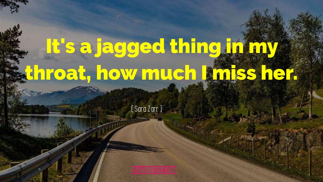 Sara Zarr Quotes: It's a jagged thing in