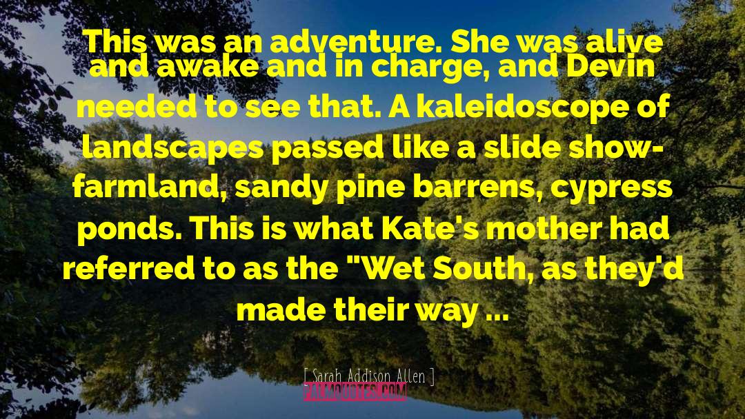 Sarah Addison Allen Quotes: This was an adventure. She