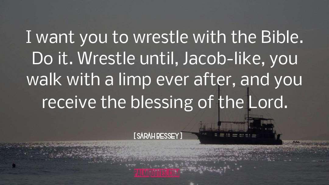 Sarah Bessey Quotes: I want you to wrestle