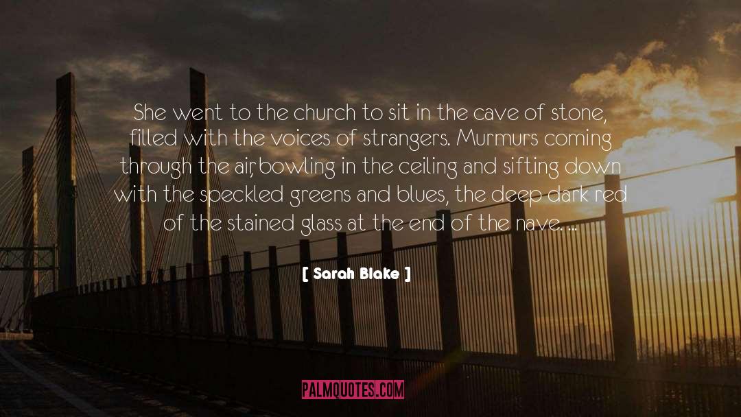 Sarah Blake Quotes: She went to the church