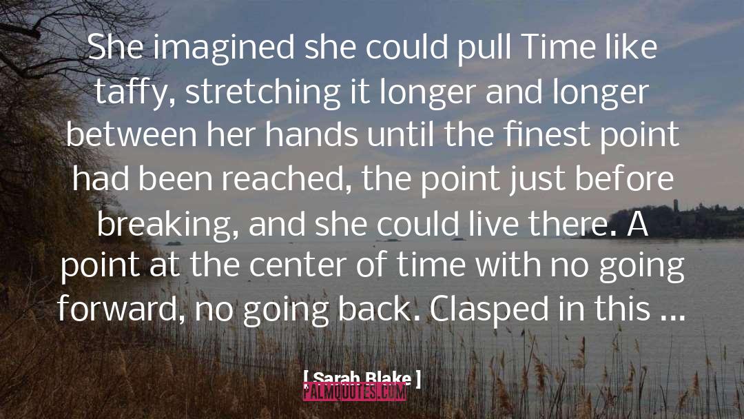 Sarah Blake Quotes: She imagined she could pull