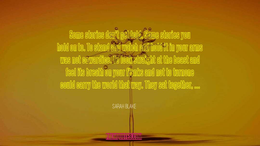 Sarah Blake Quotes: Some stories don't get told.