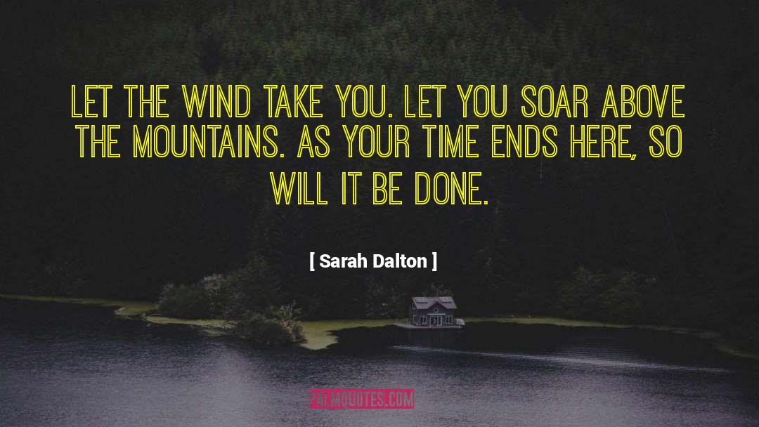Sarah Dalton Quotes: Let the wind take you.