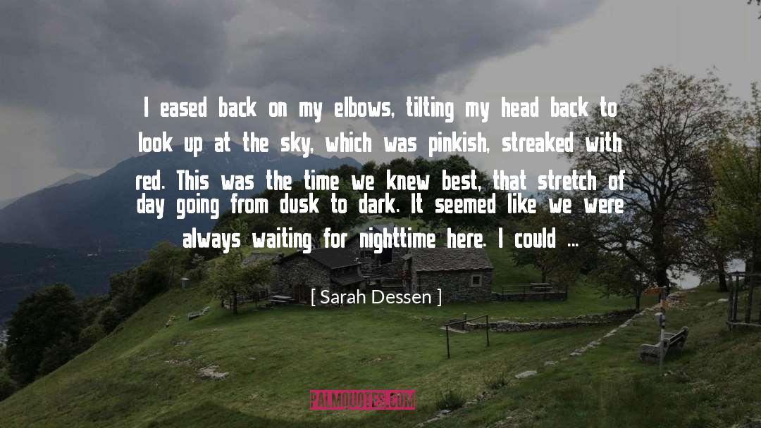 Sarah Dessen Quotes: I eased back on my