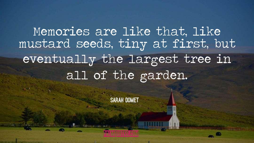 Sarah Domet Quotes: Memories are like that, like