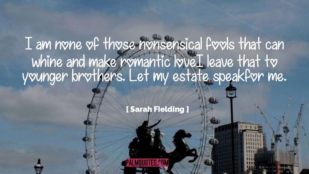 Sarah Fielding Quotes: I am none of those