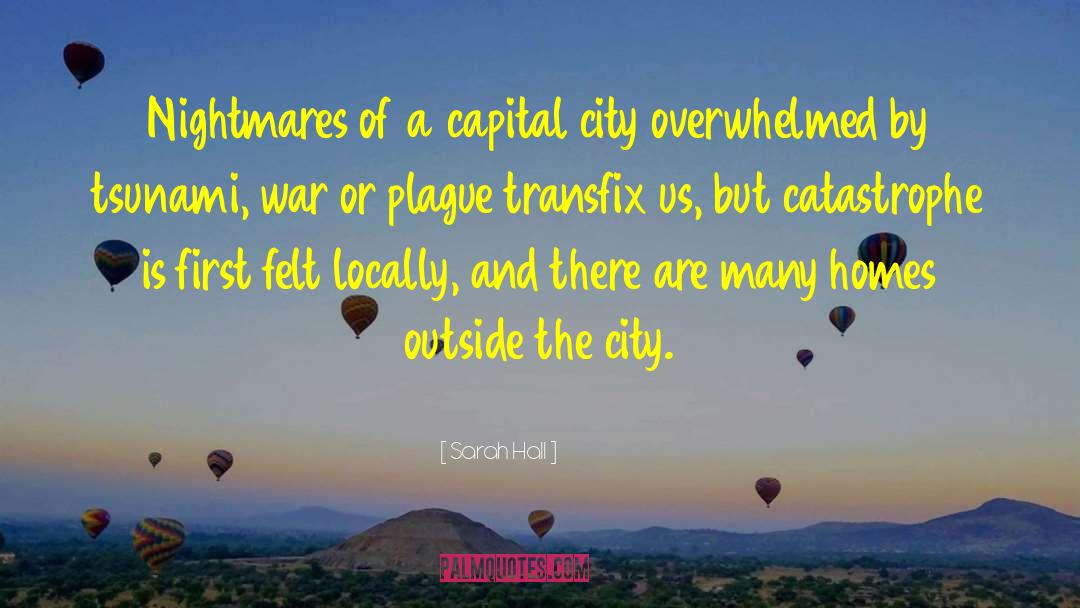 Sarah Hall Quotes: Nightmares of a capital city