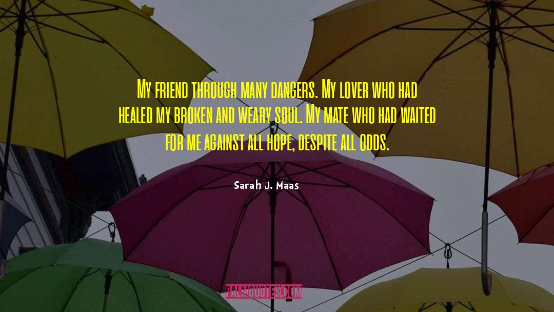 Sarah J. Maas Quotes: My friend through many dangers.