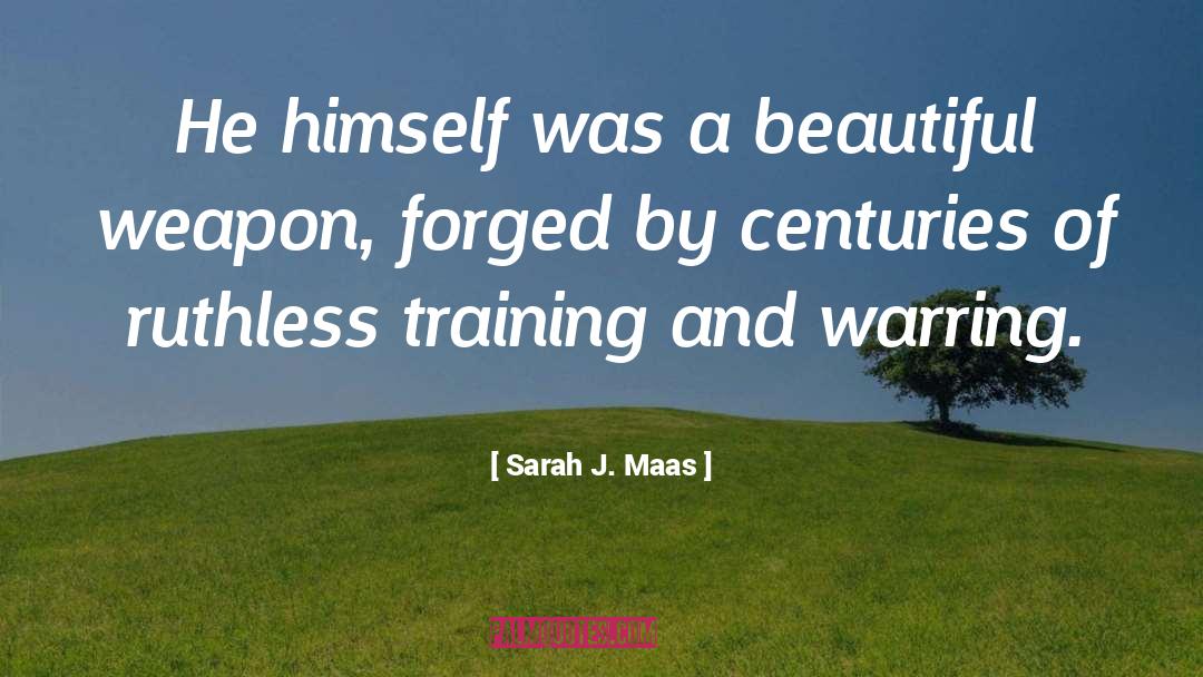 Sarah J. Maas Quotes: He himself was a beautiful