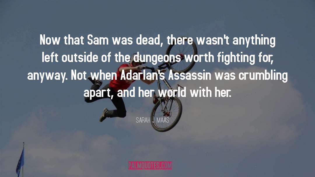 Sarah J. Maas Quotes: Now that Sam was dead,