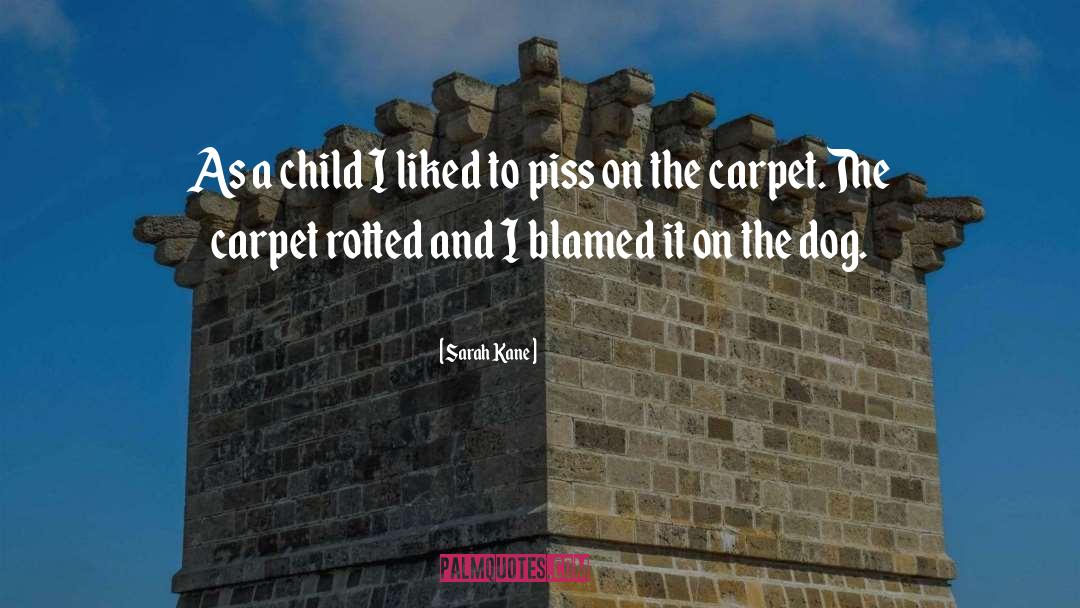 Sarah Kane Quotes: As a child I liked