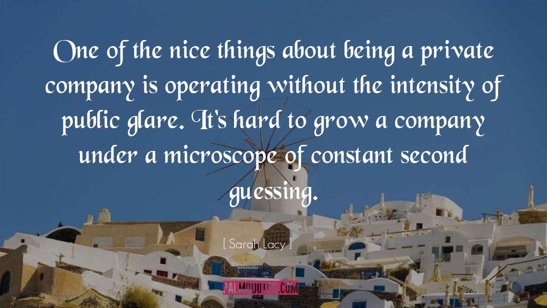 Sarah Lacy Quotes: One of the nice things