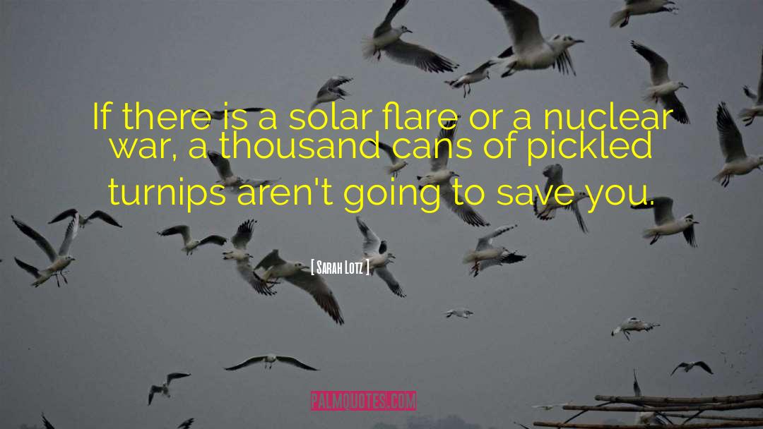 Sarah Lotz Quotes: If there is a solar