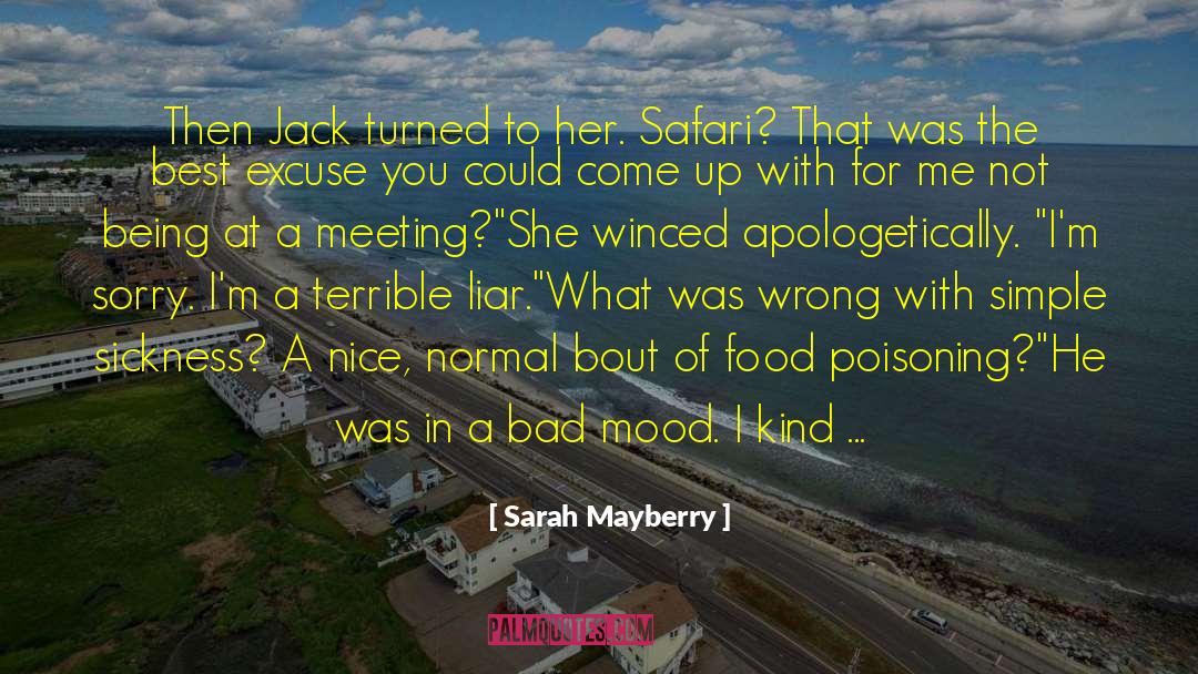 Sarah Mayberry Quotes: Then Jack turned to her.