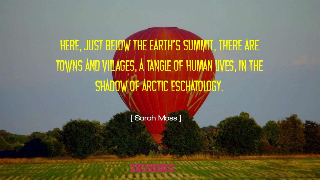 Sarah Moss Quotes: Here, just below the Earth's