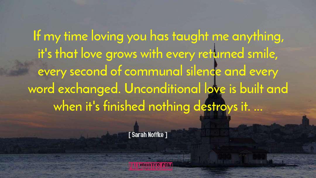 Sarah Noffke Quotes: If my time loving you