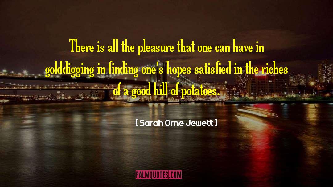 Sarah Orne Jewett Quotes: There is all the pleasure