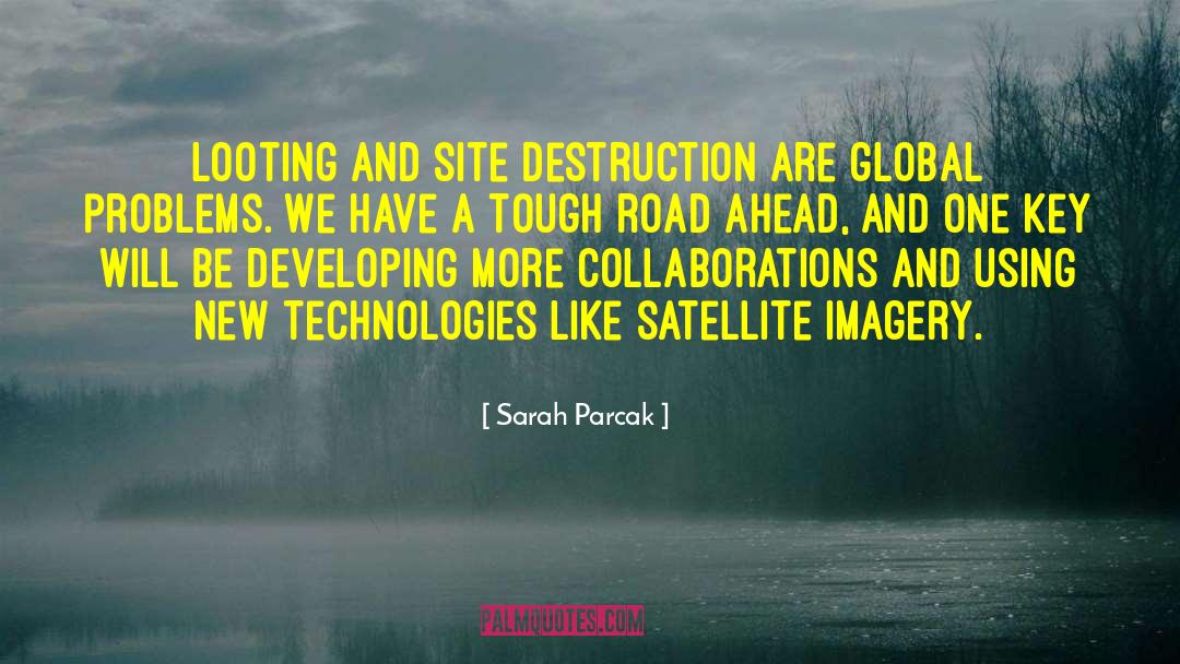 Sarah Parcak Quotes: Looting and site destruction are