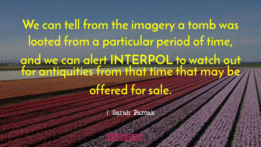 Sarah Parcak Quotes: We can tell from the