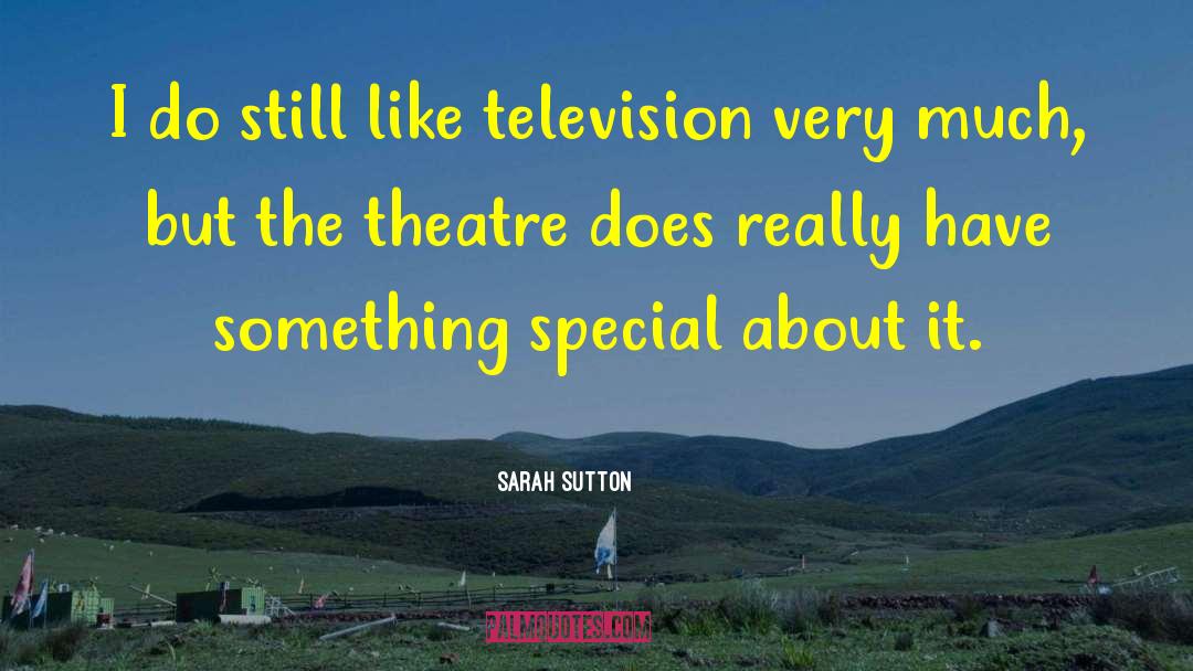 Sarah Sutton Quotes: I do still like television