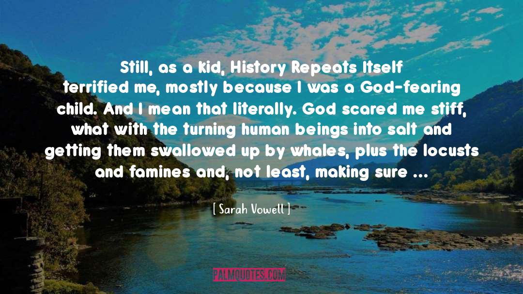 Sarah Vowell Quotes: Still, as a kid, History