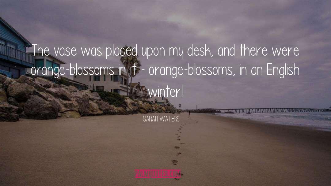 Sarah Waters Quotes: The vase was placed upon