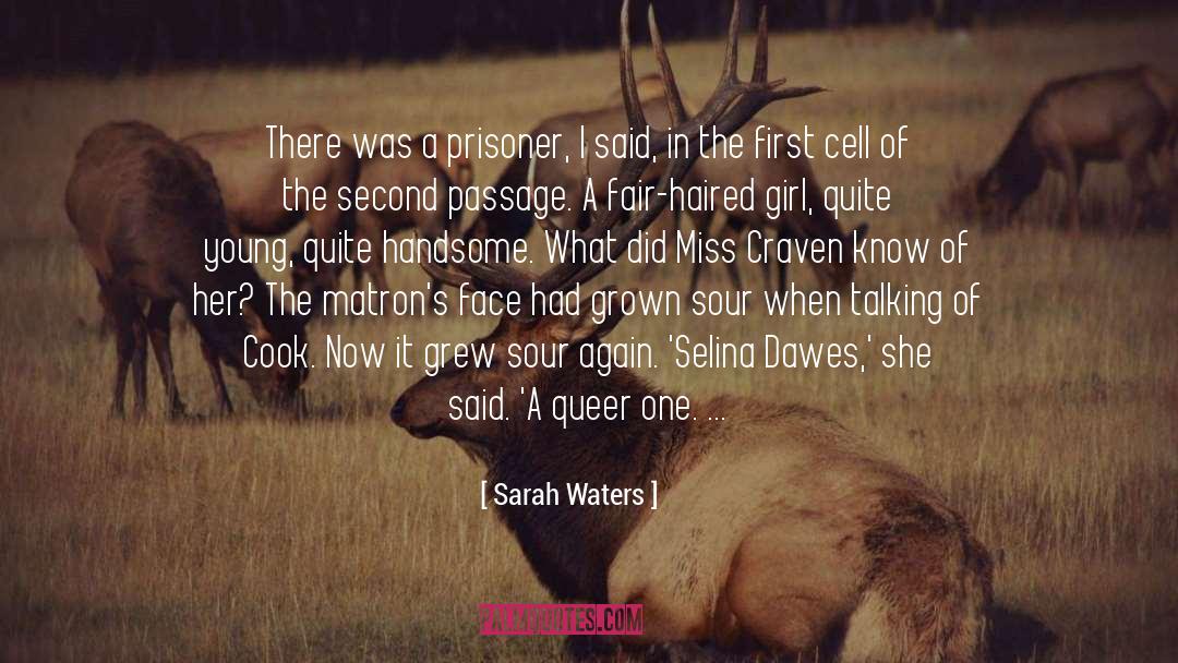 Sarah Waters Quotes: There was a prisoner, I