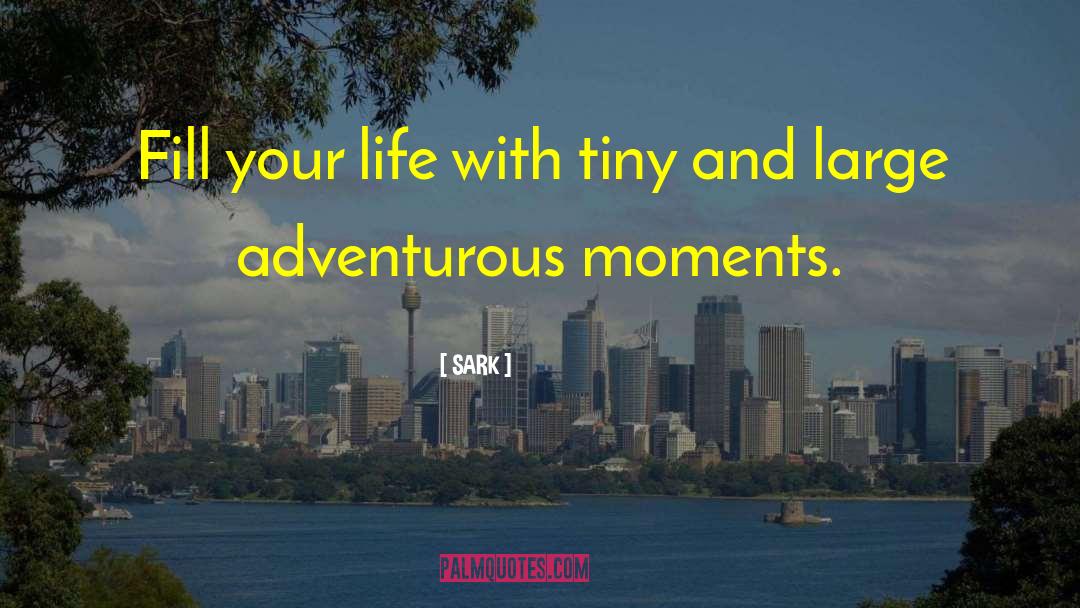 SARK Quotes: Fill your life with tiny