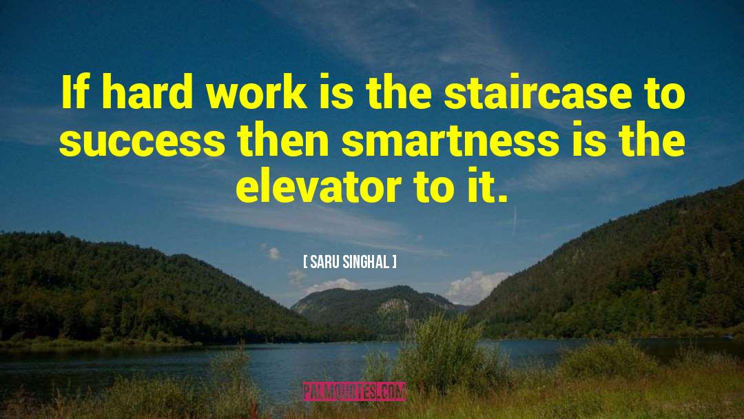 Saru Singhal Quotes: If hard work is the