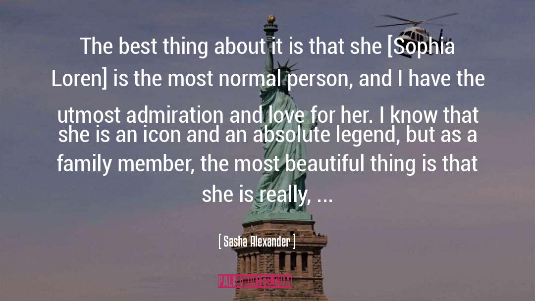 Sasha Alexander Quotes: The best thing about it