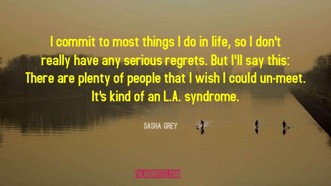 Sasha Grey Quotes: I commit to most things