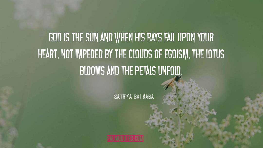 Sathya Sai Baba Quotes: God is the Sun and