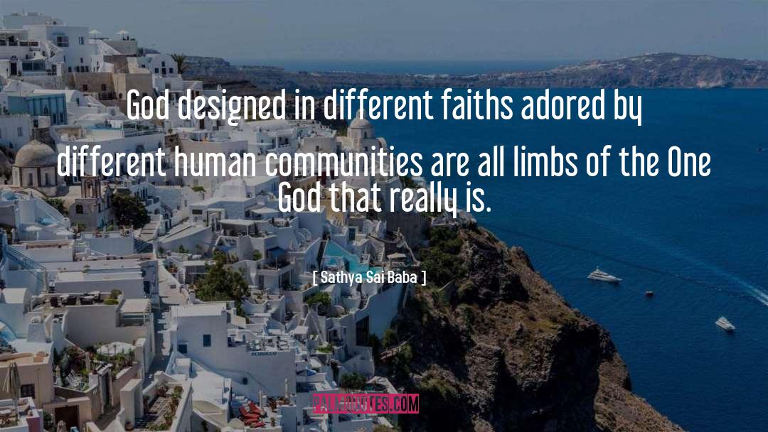 Sathya Sai Baba Quotes: God designed in different faiths
