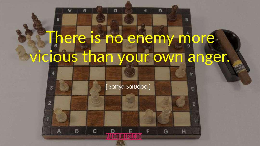 Sathya Sai Baba Quotes: There is no enemy more