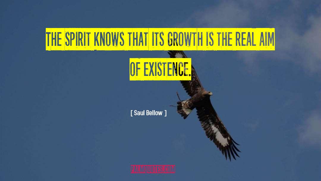 Saul Bellow Quotes: The spirit knows that its