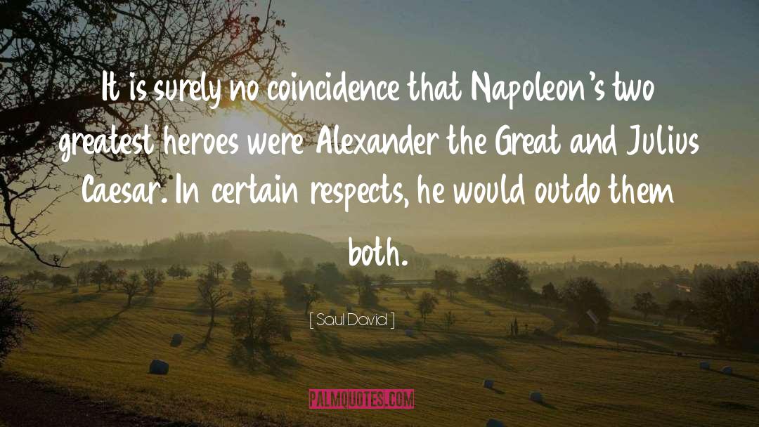 Saul David Quotes: It is surely no coincidence
