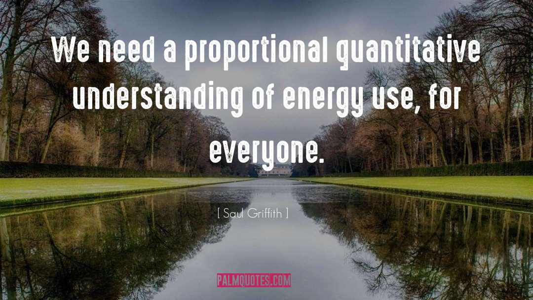 Saul Griffith Quotes: We need a proportional quantitative