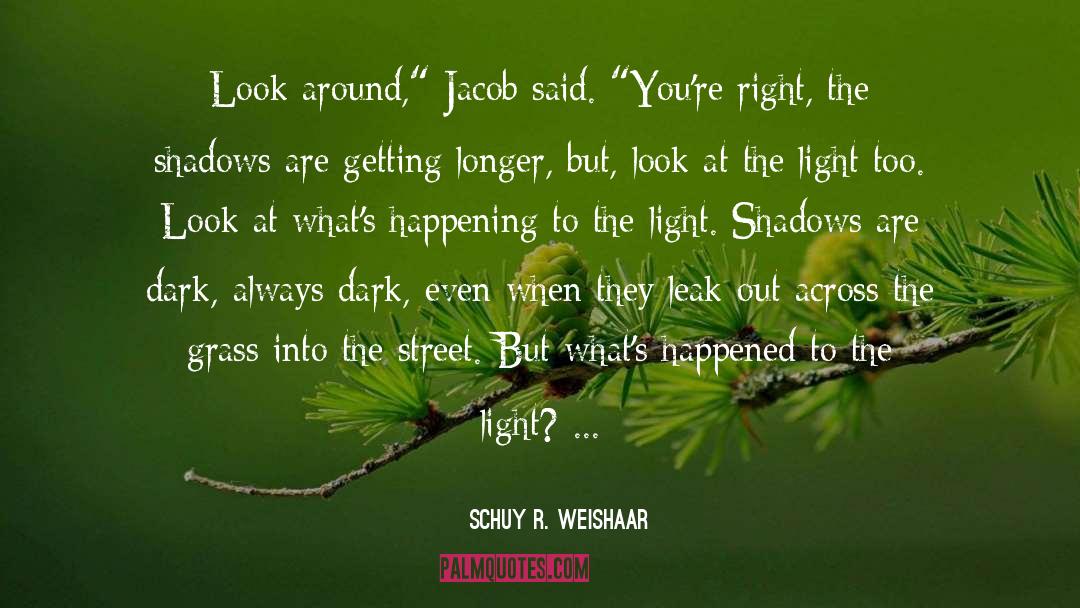 Schuy R. Weishaar Quotes: Look around,