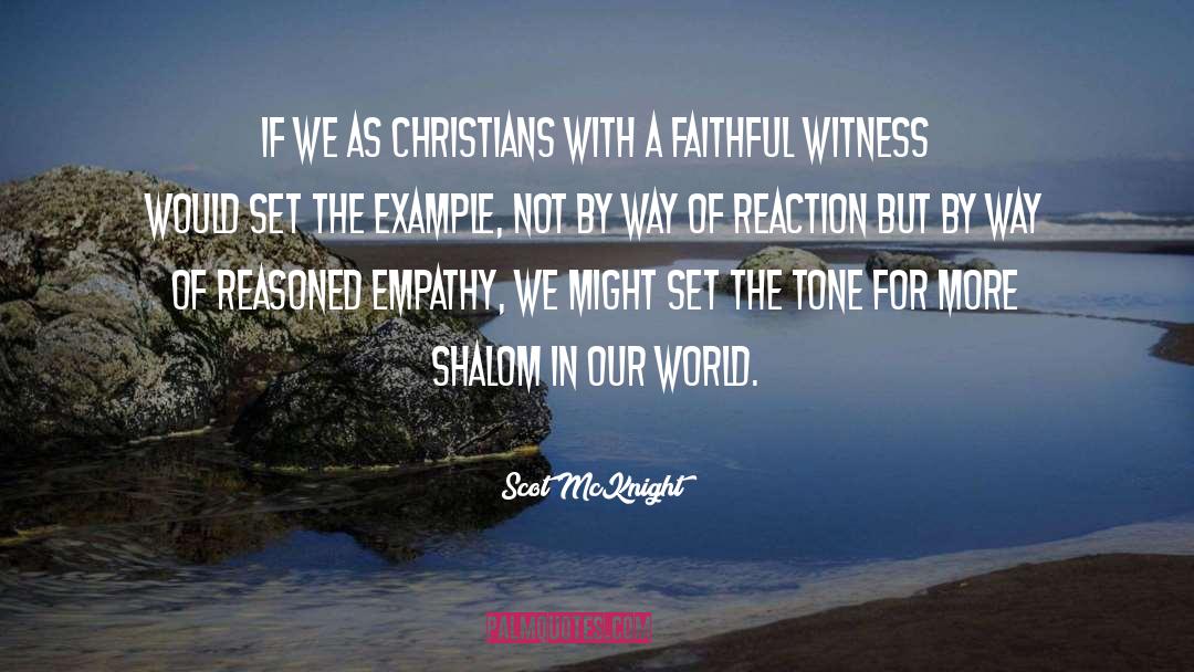 Scot McKnight Quotes: If we as Christians with