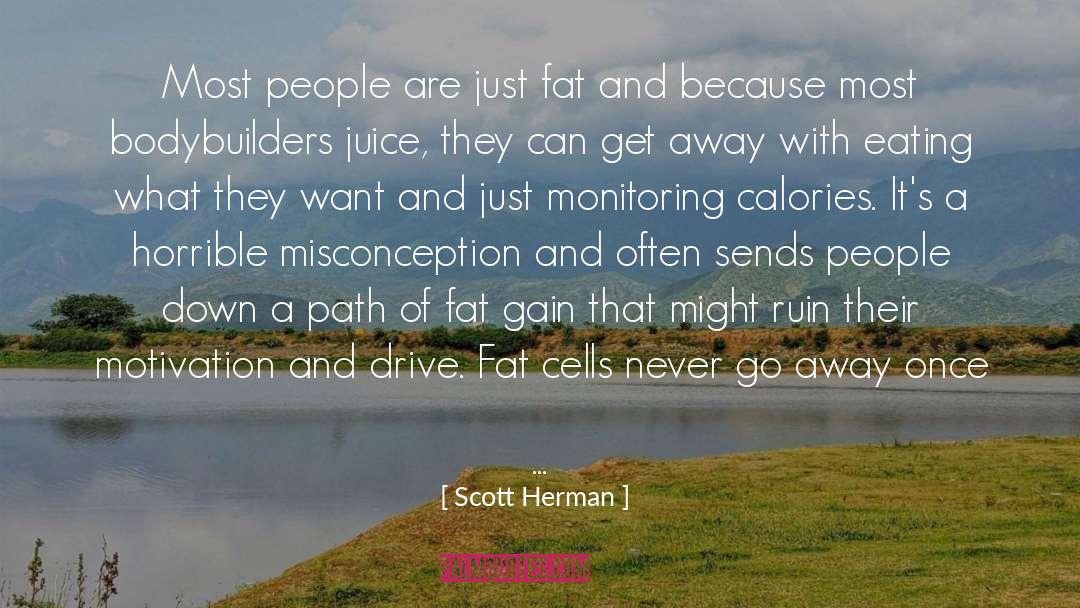 Scott Herman Quotes: Most people are just fat